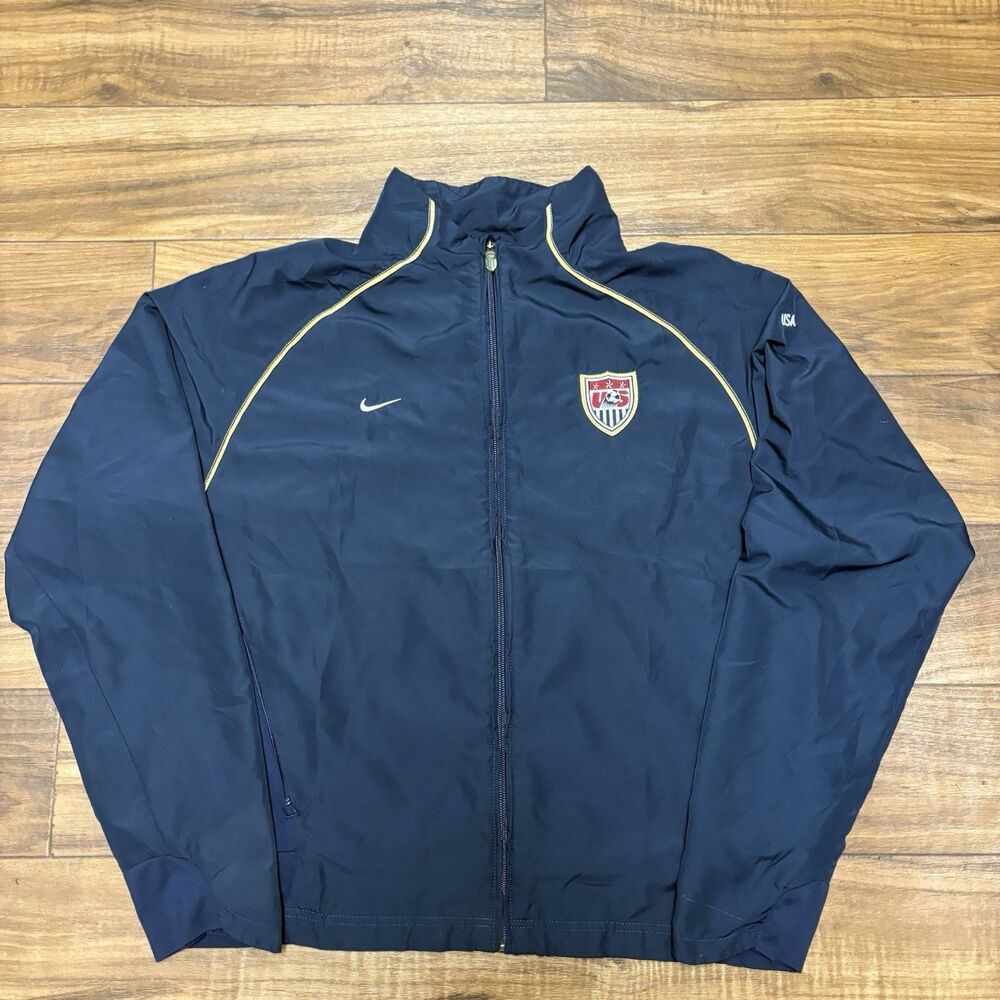 Nike USA Youth Size XL National Team Soccer Full Zip US Nike Team Y2K